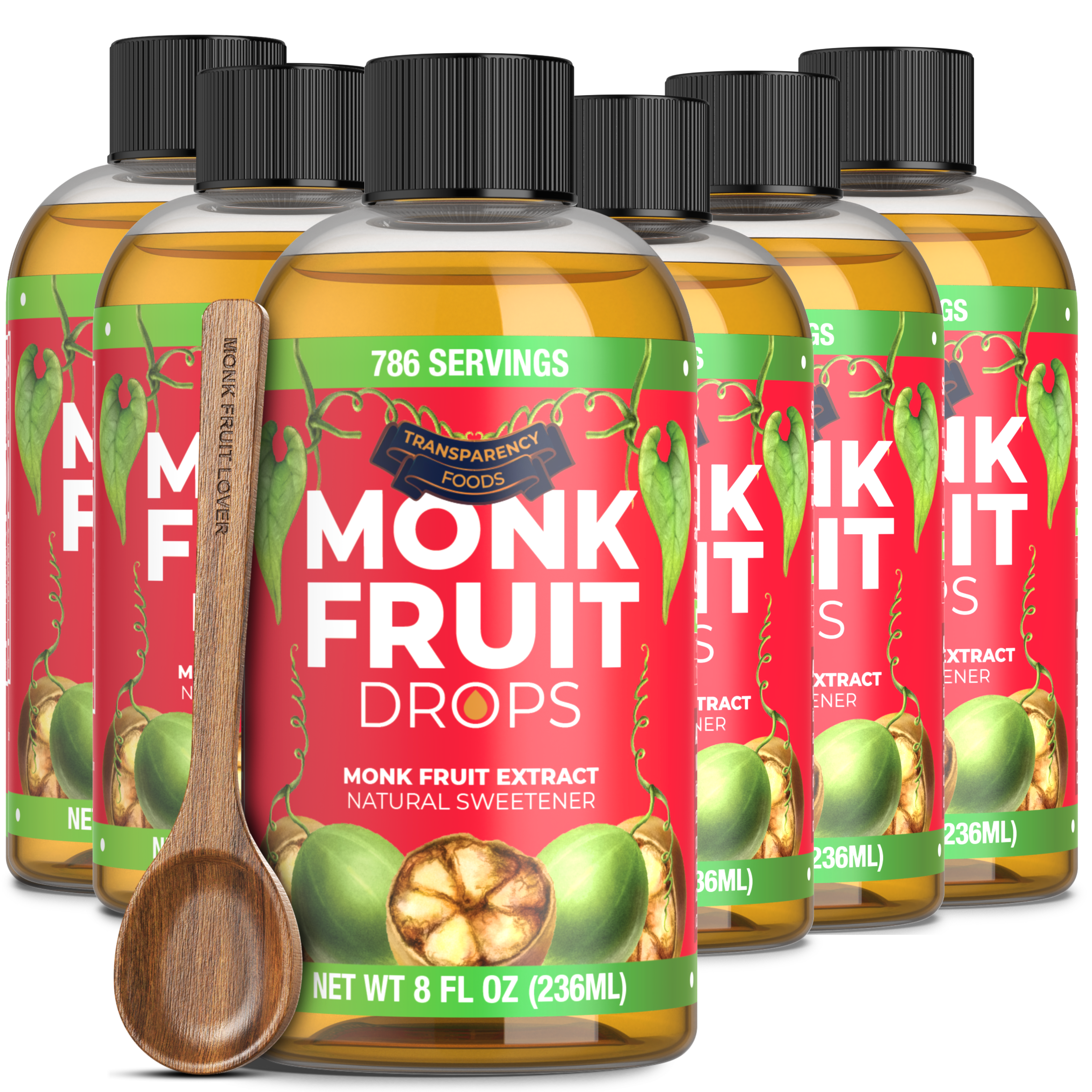 Monk Fruit Drops - 100% Monk Fruit Extract (6 Drops = 1 Tsp of Sugar)