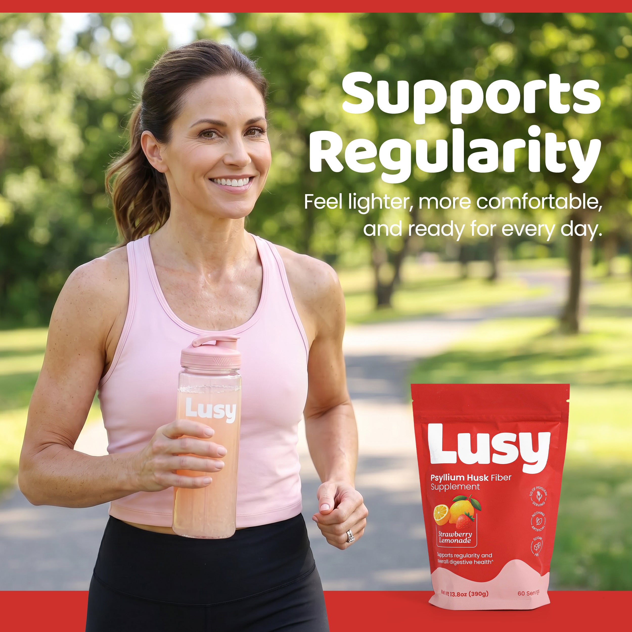 Lusy: Daily Psyllium Husk Fiber