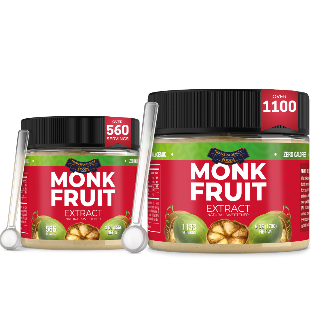 Monk Fruit Extract Powder - 25X Sweeter Than Sugar - 7% Mogroside V (3oz, 566 servings) (Bulk)