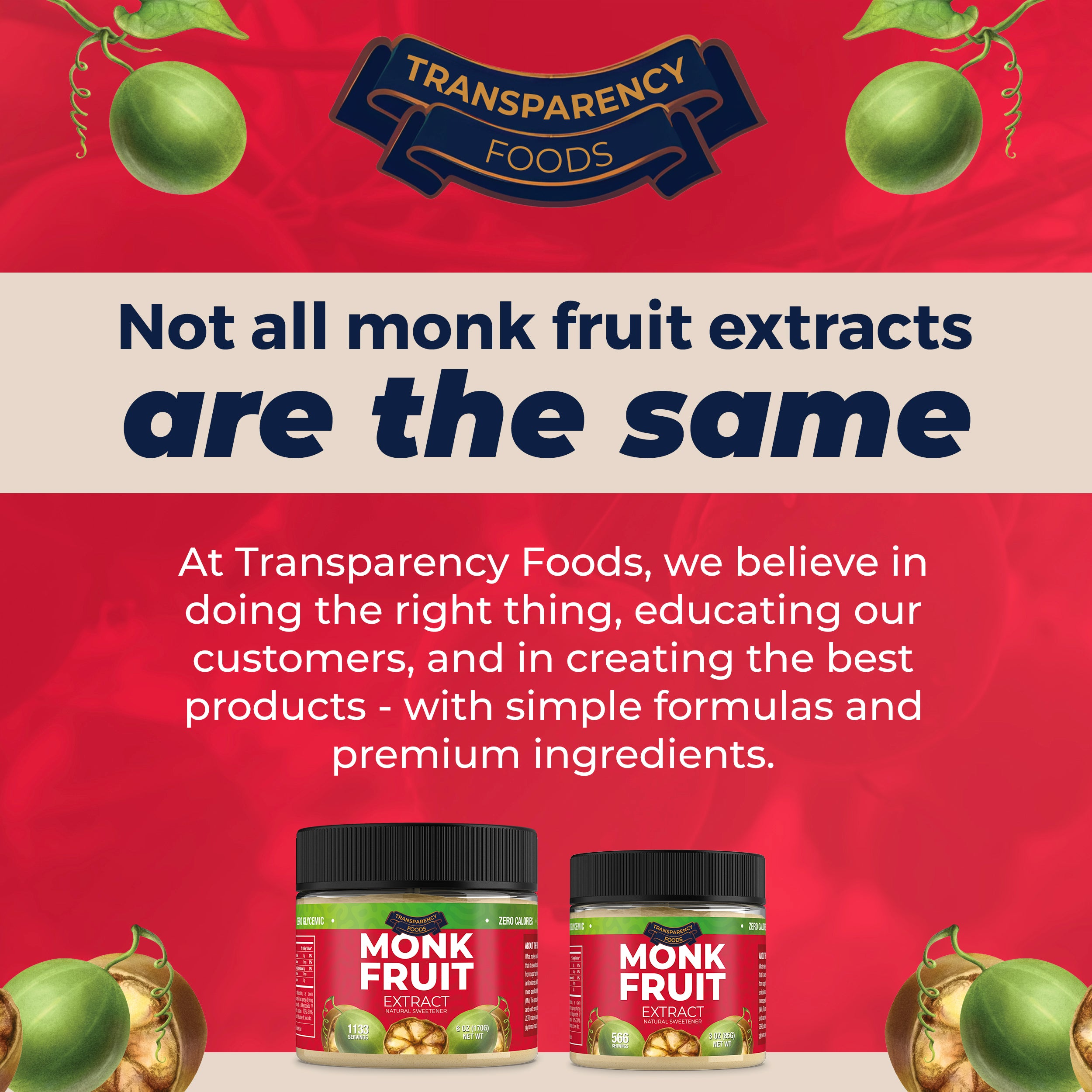 Monk Fruit Extract Powder - 25X Sweeter Than Sugar - 7% Mogroside V (3oz, 566 servings) (Bulk)