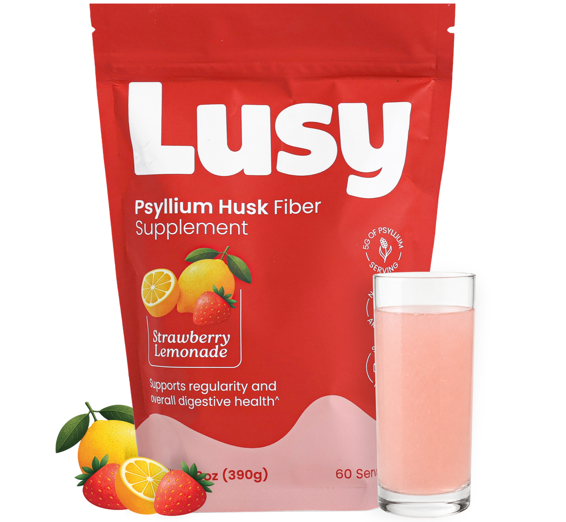Lusy: Daily Psyllium Husk Fiber