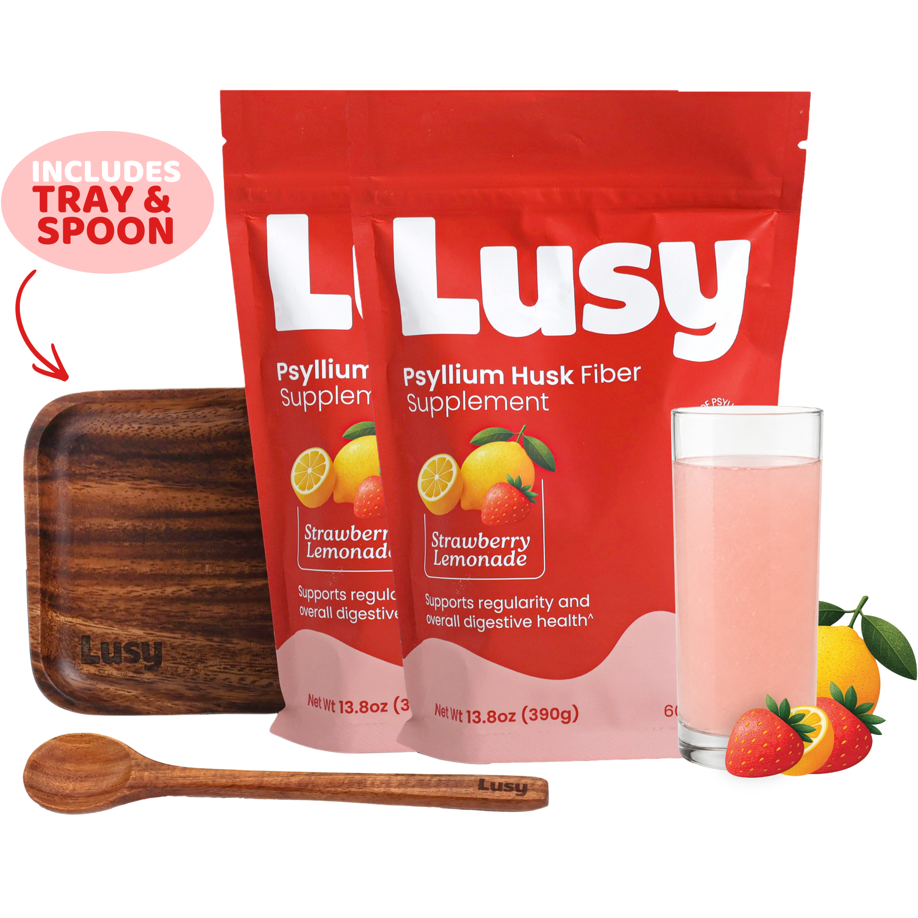 Lusy: Daily Psyllium Husk Fiber