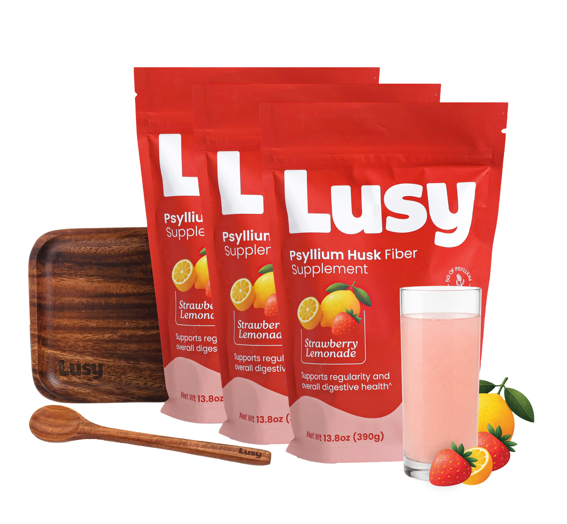 Lusy: Daily Psyllium Husk Fiber