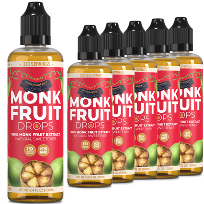 Monk Fruit Drops - 100% Monk Fruit Extract (6 Drops = 1 Tsp of Sugar)