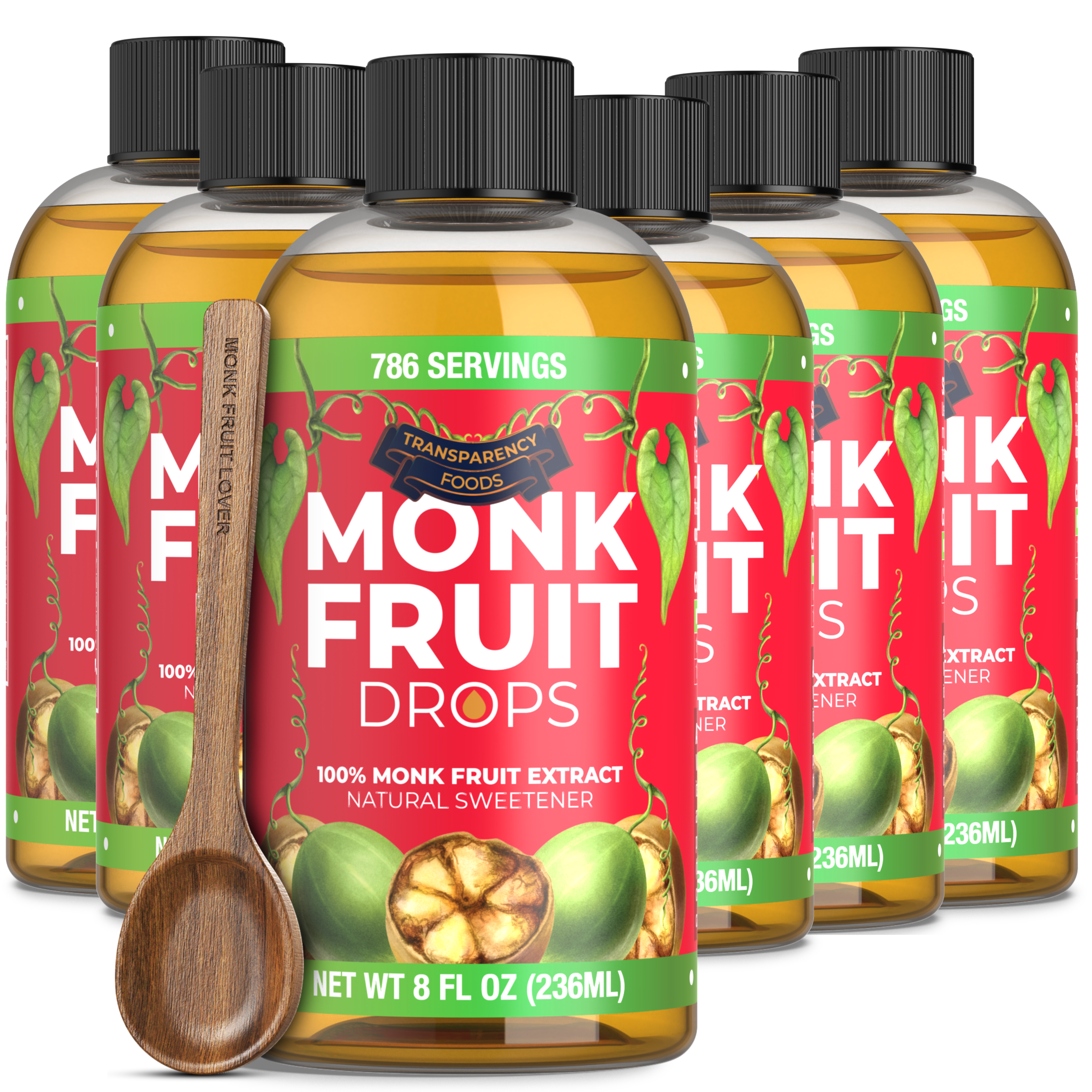 Monk Fruit Drops - 100% Monk Fruit Extract (6 Drops = 1 Tsp of Sugar)