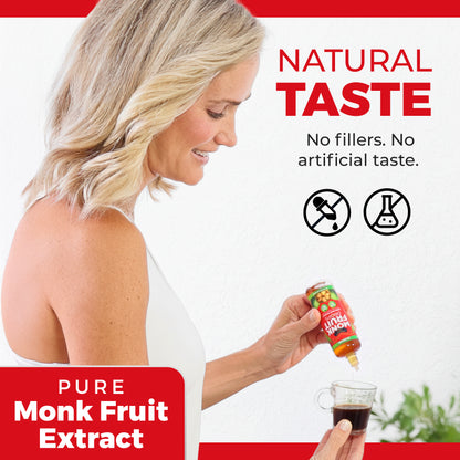 Monk Fruit Drops - New Formula (6 Drops = 1 Tsp of Sugar)