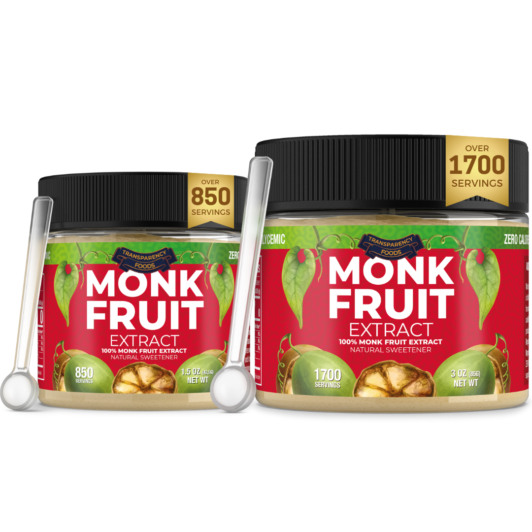 Monk Fruit Extract Powder - 90X Sweeter Than Sugar - 25% Mogroside V (Bulk)