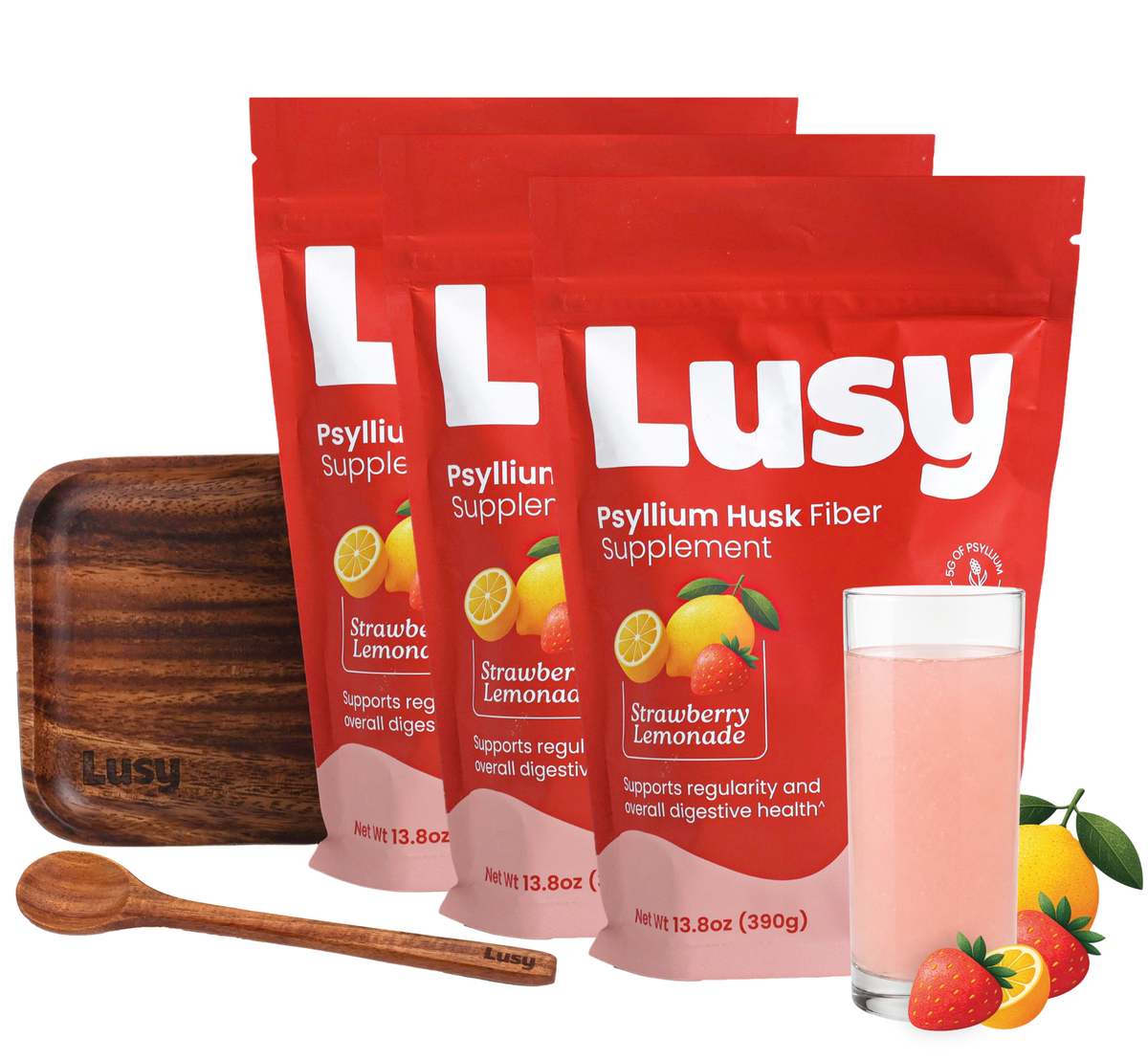 Lusy: Daily Psyllium Husk Fiber