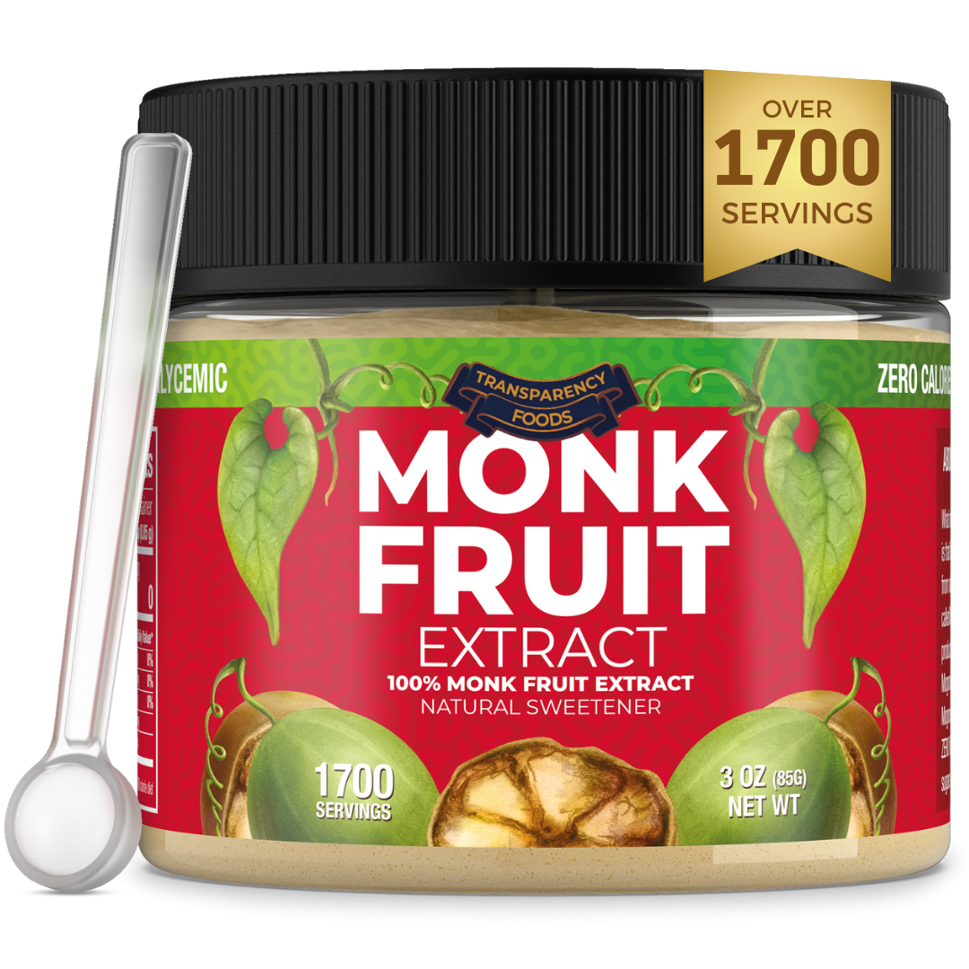 Monk Fruit Extract Powder - 90X Sweeter Than Sugar - 25% Mogroside V